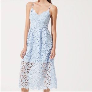 ASTR The Label Lace Midi Dress